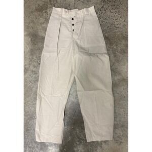 Isabel Marant Tacoma Trousers Women's Beige High Waist Pleated Pants‎